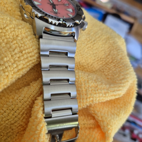 Islander ISL-142 Monster Automatic Watch Pink Dial - Picture 10 of 13